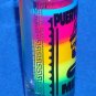 BRAND NEW SPARKLING MEXICO PROGRESO MAYAN GOD RAINBOW COLORS SHOT GLASS KEEPSAKE