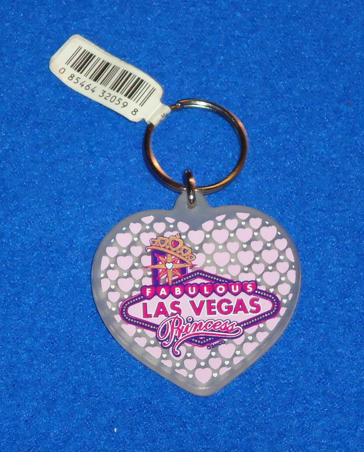 Las Vegas Casino 5 Charm Keychain
