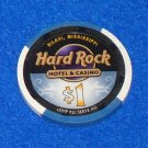 PHENOMENAL HARD ROCK HOTEL AND CASINO BILOXI MISSISSIPPI $1 CASINO CHIP KEEPSAKE
