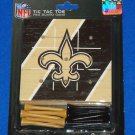 BRAND NEW DYNAMIC NFL NEW ORLEANS SAINTS TIC TAC TOE BOARD GAME *FACTORY SEALED*