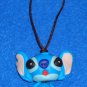 BRAND NEW COOL "WALT DISNEY" LILO & STITCH CHARACTER PLASTIC FIGURE WITH STRAP