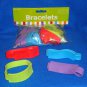 BRAND NEW FOUR AWESOME SCIENCE PARTY DNA RUBBER BRACELETS - OMG ASAP LOL ROTFL