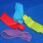 BRAND NEW FOUR AWESOME SCIENCE PARTY DNA RUBBER BRACELETS - OMG ASAP LOL ROTFL