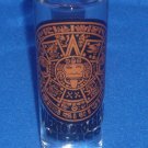 BRAND NEW OUTSTANDING MEXICO PROGRESO MAYAN CALENDAR SHOT GLASS COLLECTOR'S ITEM