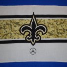 BRAND NEW REMARKABLE NEW ORLEANS SAINTS TEAM LOGO FLEUR DE LIS CAMO DESIGN TOWEL