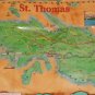 BRAND NEW 2022 ST THOMAS VIRGIN ISLANDS ACTIVITY & ROAD MAP BROCHURE COLLECTIBLE