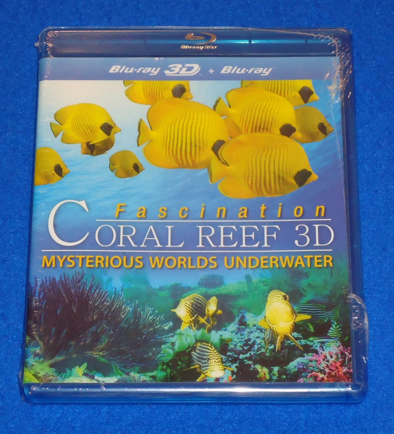 BRAND NEW FASCINATION CORAL REEF 3D BLU-RAY DVD FACTORY SEALED WORLDS UNDERWATER