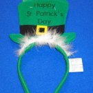 *BRAND NEW* ADORABLE ST. PATRICK'S DAY HEADBAND WITH TAG CUTE HOLIDAY GREEN HAT