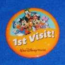 BRAND NEW EXTRAORDINARY WALT DISNEY WORLD FIRST VISIT BUTTON PIN COMMEMORATIVE BRAND NEW EXTRAORDINARY WALT DISNEY WORLD FIRST VISIT BUTTON PIN COMMEMORATIVE