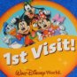 BRAND NEW EXTRAORDINARY WALT DISNEY WORLD FIRST VISIT BUTTON PIN COMMEMORATIVE