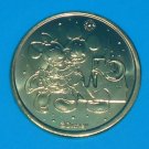 BRAND NEW RADIANT 50TH ANNIVERSARY WALT DISNEY CASTLE MICKEY & MINNIE COIN TOKEN