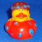 BRAND NEW UNIQUE CHARMING HIPPIE RUBBER DUCK 60'S HIPSTER BEATNIK