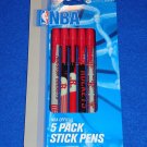 BRAND NEW ATTRACTIVE BASKETBALL HOUSTON ROCKETS PENS NBA OFFICIAL ***SEALED***