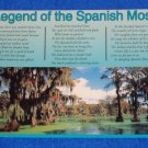 BRAND NEW FASCINATING LEGEND OF THE SPANISH MOSS PLANT POSTCARD COLLECTOR'S ITEM