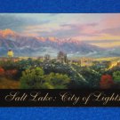 BRAND NEW RADIANT THOMAS KINKADE UTAH SALT LAKE CITY OF LIGHTS ART CARD MEMENTO