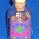 BRAND NEW OUTSTANDING MEXICO PROGRESO SAND SHELLS BOTTLE COLLECTIBLE