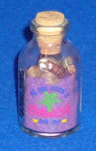 BRAND NEW OUTSTANDING MEXICO PROGRESO SAND SHELLS BOTTLE COLLECTIBLE