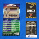 2023 NEW ORLEANS SAINTS SCHEDULE REFRIGERATOR MAGNET TULANE LSU FOOTBALL + BONUS