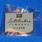 BRAND NEW DAZZLING NORWEGIAN CRUISE LINES LATITUDES SILVER PIN COLLECTOR'S ITEM