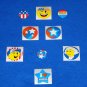 3 BRAND NEW SENSATIONAL PATRIOTIC BUTTON PIN SET COLLECTIBLES + BONUS STICKERS