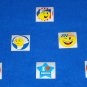 3 BRAND NEW SENSATIONAL PATRIOTIC BUTTON PIN SET COLLECTIBLES + BONUS STICKERS