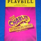 BRAND NEW CHARLIE AND THE CHOCOLATE FACTORY MUSICAL PLAYBILL MEMENTO WILLY WONKA