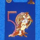 BRAND NEW SPARKLING 50TH ANNIVERSARY WALT DISNEY CHIP & DALE PIN MEMORABILIA BRAND NEW SPARKLING 50TH ANNIVERSARY WALT DISNEY CHIP & DALE PIN MEMORABILIA