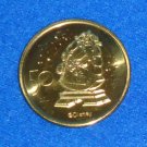 BRAND NEW SPARKLY 50TH ANNIVERSARY WALT DISNEY COGSWORTH TOKEN MEDALLION MEMENTO