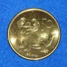 BRAND NEW SPARKLING 50TH ANNIVERSARY WALT DISNEY BRUNI TOKEN MEDALLION KEEPSAKE