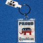 BRAND NEW DYNAMIC WASHINGTON DC PROUD REPUBLICAN GOP PARTY KEYCHAIN COLLECTIBLE
