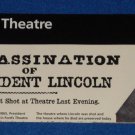 BRAND NEW WASHINGTON DC NATIONAL PARK SERVICE FORD'S THEATRE BROCHURE KEEPSAKE