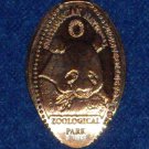 BRAND NEW SHINY WASHINGTON DC NATIONAL ZOO PARK PANDA EATING BAMBOO PENNY TOKEN