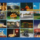 BRAND NEW DYNAMIC 14 SCENES WASHINGTON DC WHITE HOUSE LINCOLN MEMORIAL POSTCARD