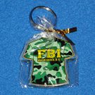 BRAND NEW SPARKLING WASHINGTON DC FBI T-SHIRT FEDS LAW KEYCHAIN COLLECTOR'S ITEM BRAND NEW SPARKLING WASHINGTON DC FBI T-SHIRT FEDS LAW KEYCHAIN COLLECTOR'S ITEM