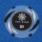 POSSIBLY BRAND NEW AUSTRALIA SYDNEY THE STAR CASINO $1 CHIP COLLECTOR'S ITEM