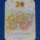 BRAND NEW LIMITED 20TH TOKYO DISNEYSEA DUFFY & FRIENDS STICKER COLLECTOR'S ITEM BRAND NEW LIMITED 20TH TOKYO DISNEYSEA DUFFY & FRIENDS STICKER COLLECTOR'S ITEM