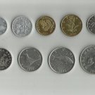 Croatian coins Kuna and Lipa set 9 pcs