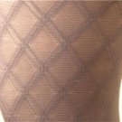 Spanx Tight-End Bodyshaping Tights Women's Sz B Trinket Brown Patterned NEW