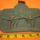 AUTHENTIC VINTAGE US ARMED FORCES GREEN DOUBLE MAG POUCH 4x7