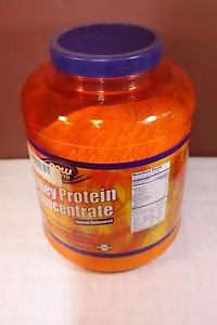 NEW WHEY PROTEIN CONCENTRATE NATURAL UNFLAVORED 5 LBS POWER SIZE NOW SPORTS
