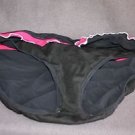 NEW WOMEN'S SIZE 14 XL PROFILE BIKINI BOTTOMS BLACK RED WHITE SWIM BATHING SUIT