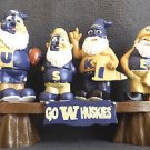 FOREVER COLLECTIBLES TEAM GNOME WASHINGTON HUSKIES COLLEGIATE LICENSED PRODUCT