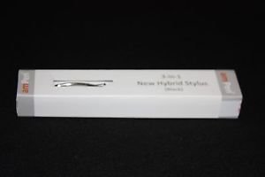 Stylus Pen Ballpoint Replaceable Hybrid For Cell Phone iPad Tablet eBook Black