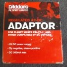 NEW D'ADDARIO PLANETWAVES REGULATED AC-DC ADAPTOR BLACK FREE SHIPPING