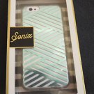 NEW SONIX IPHONE 6 CLEAR COAT CRISS CROSS TEAL ON WHITE CASE