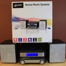 NEW GPX HC221B HOME MUSIC SYSTEM CD PLAYER AM/FM AUDIO INPUT REMOTE CONTROL
