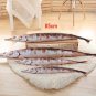 85cm 3D Simulation Saury Fish Shaped Plush Pillow For Kids Gift Cushion