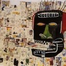Jean-Michel Basquiat Glenn modern Abstract HUGE Canvas Oil Painting 20x24"