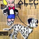 Alec Monopoly Abstract Handcraft Canvas Oil Painting Richie Rich 24x32"Unframed