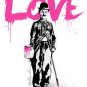 Mr Brainwash Chaplin love Bansky Modern Abstract Oil Painting on Canvas 24x32"